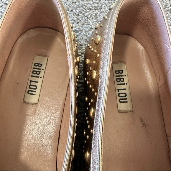 BIBI LOU Studded Mary Jane Flats Size 39 Anthropologie - Picture 5 of 13